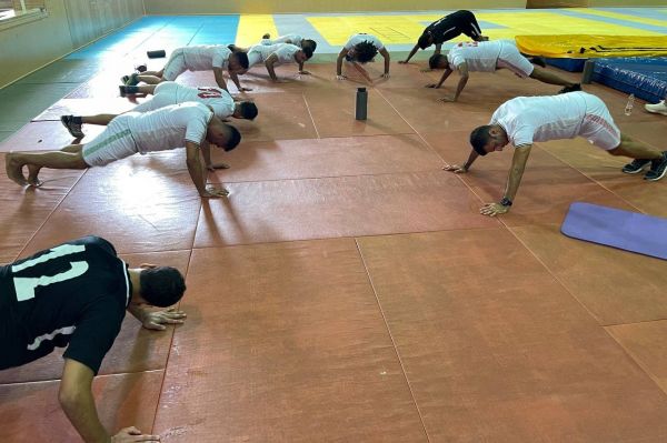  تمرین نوبت صبح تیم ملی فوتبال ساحلی برگزار شد