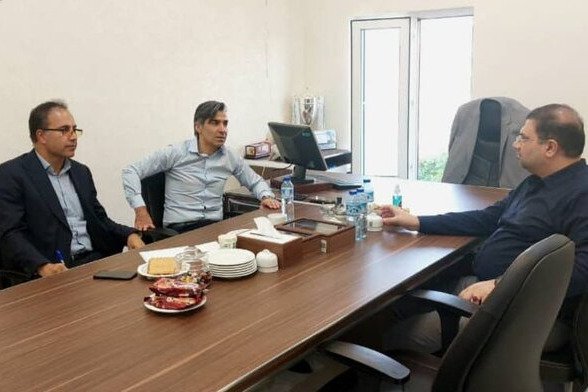  دیدار وحید شمسایی با رییس کمیته فوتسال