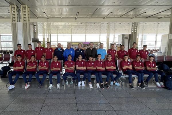  تیم ملی فوتبال زیر ۱۵سال وارد تاجیکستان‌ شد