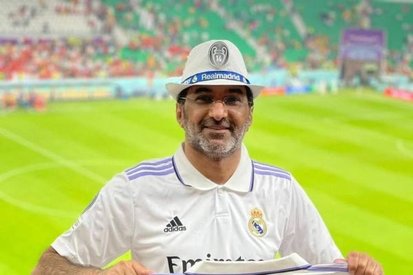 هواداری که در جام جهانی فقط بازیکنان رئال مادرید را تشویق میکند عکس