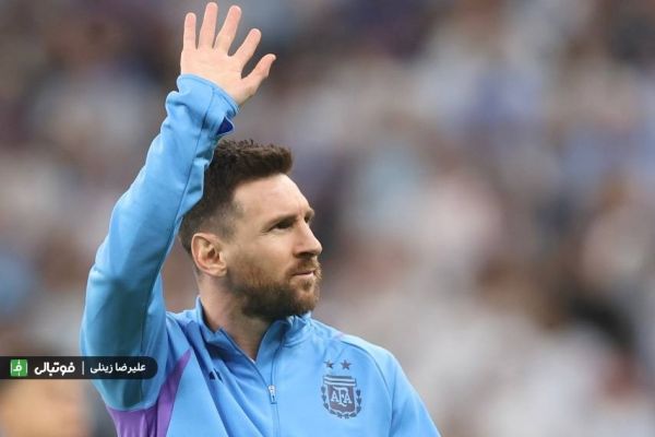 عکس؛ گرم کردن مسی و آرژانتینیها برای بازی با مکزیک