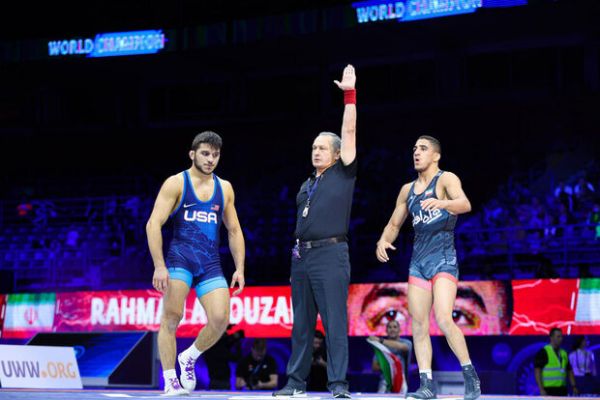  مصاف ایران و آمریکا زیر ذره‌بین اتحادیه جهانی کشتی+ عکس