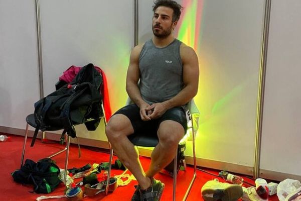  واکنش کیانوش رستمی به عملکرد خود در وزنه‌برداری قهرمانی جهان