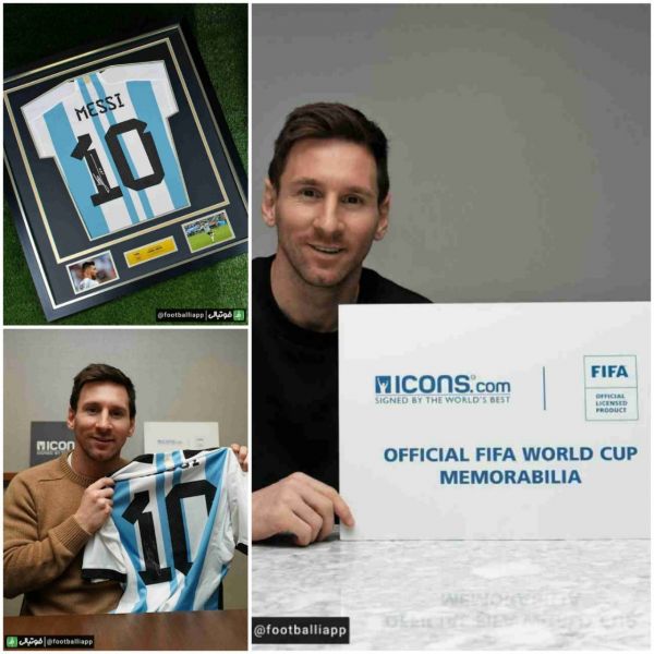  لیونل مسی در صفحه شخصی اش در اینستاگرام خبر داده که پیراهن شماره دهش را به بخش نگهداری لباسهای خاطره انگیز و به یادماندنی فیفا داده است  این بخش از فیفا، موزه فیفا را در زوریخ سوییس تامین و مدیریت می کند