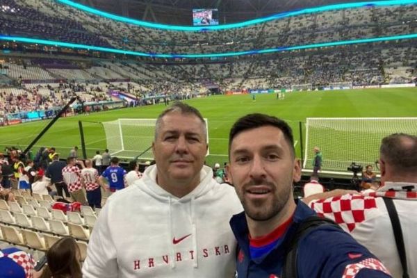 استوری جالب اسکوچیچ با یک استقلالی از دیدار آرژانتین و کرواسی