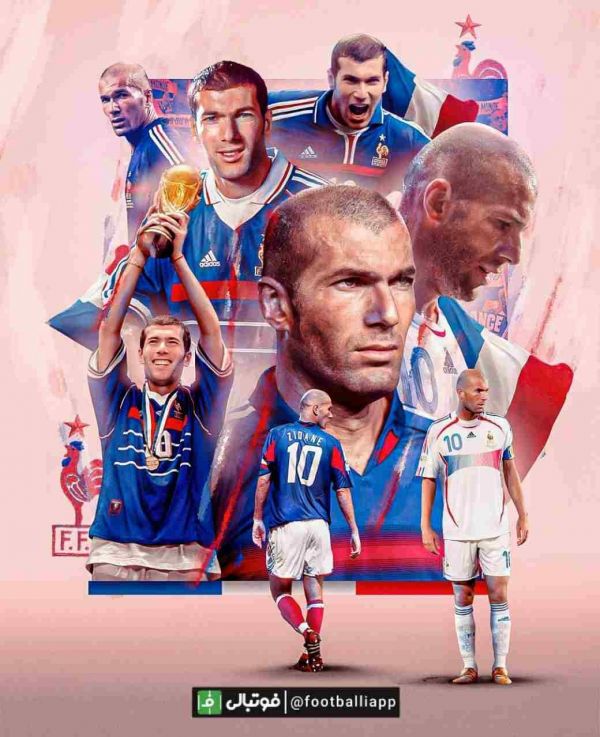  طرح  زین الدین زیدان در جام جهانی ۱۹۹۸ همراه با تیم ملی فوتبال فرانسه قهرمان جام جهانی شد  فرانسه در فینال، سه بر صفر تیم ملی فوتبال برزیل را شکست داد