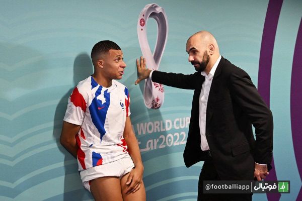  صحبت های ولید الرکراکی سرمربی مراکش با کیلیان امباپه و اشرف حکیمی