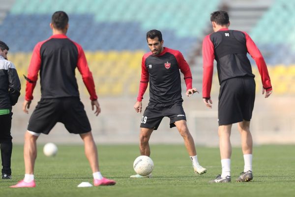  برگزاری آخرین تمرین تیم پرسپولیس قبل از دربی پایتخت