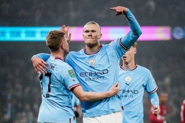  منچسترسیتی 3 - 2 لیورپول  عبور شاگردان گواردیولا از سد لیورپول با درخشش هالند