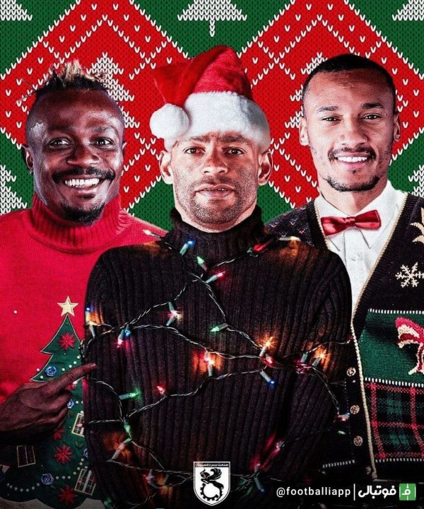  باشگاه مس رفسنجان با انتشار این پوستر کریسمس را به بازیکنان خارجی اش تبریک گفت