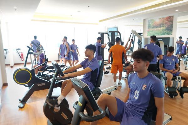  تمرین بدنسازی صبحگاهی برای تیم ملی فوتبال جوانان ایران