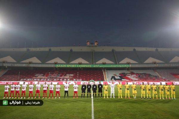 وضعیت ایدهال چمن ورزشگاه آزادی قبل از بازی پرسپولیس و فولاد
