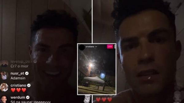 لایو اینستاگرامی عجیب رونالدو؛ هیچ حرفی نزد