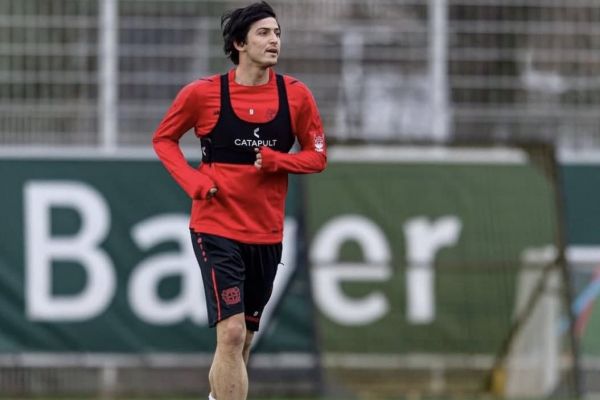 نخستین تمرین آزمون با تیم لورکوزن عکس