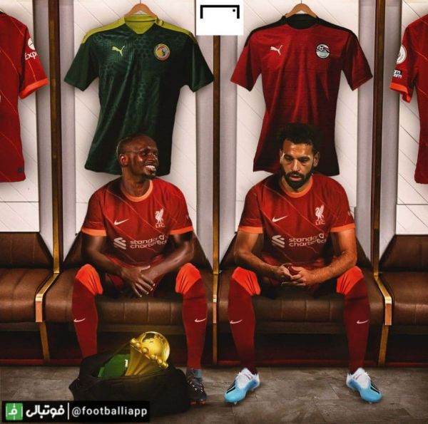 طرح سایت گل به بهانه بازگشت سادیو مانه به تمرینات لیورپول پس از قهرمانی سنگال در جام ملتهای آفریقا