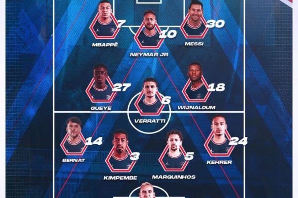  ترکیب پاریسن ژرمن و نانت؛ بازگشت مثلث MNM به خط حمله پی‌اس‌جی