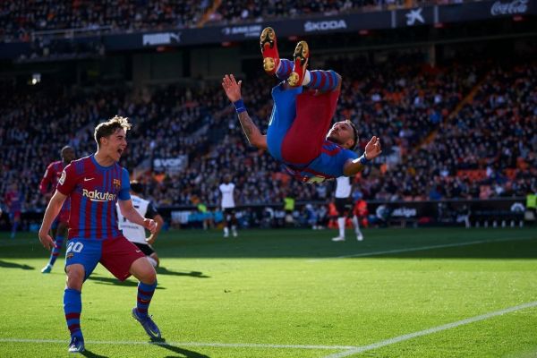  پیروزی قاطع بارسلونا در شب درخشش مهاجم جدید تیم ژاوی