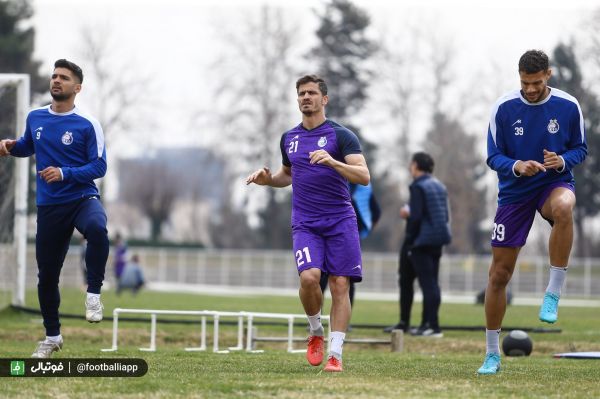 گزارش تصویری تمرین تیم استقلال پنجشنبه ۱۲ اسفند