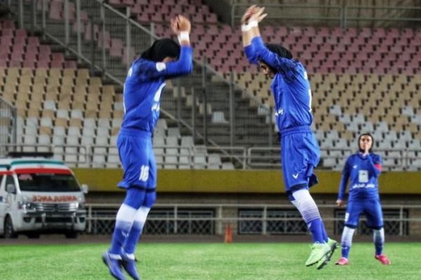 شادی رونالدو - مارسلویی در لیگ فوتبال زنان