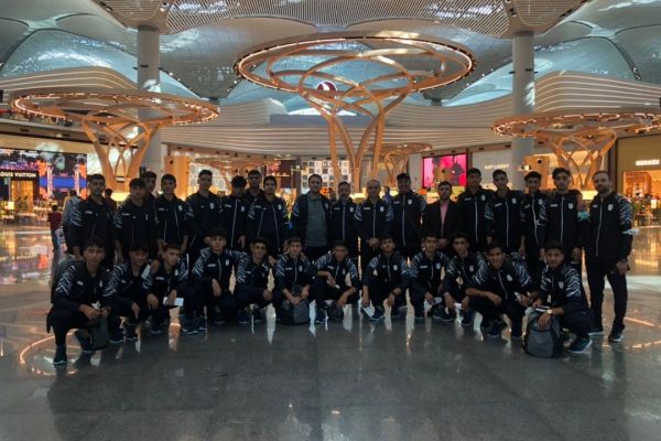  ورود اعضای تیم ملی فوتبال نوجوانان به تاجیکستان