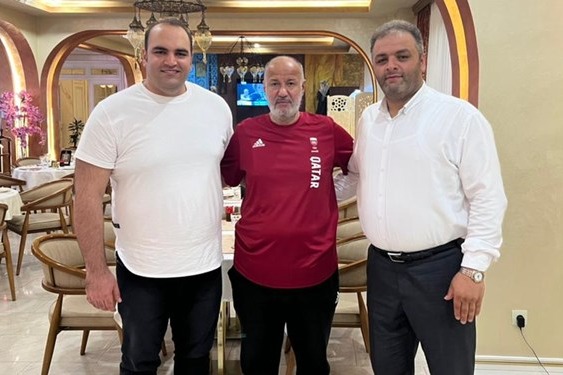 انوشیروانی و بهداد سلیمی در تاشکند دیدار دو قهرمان با رئیس کنفدراسیون آسیا