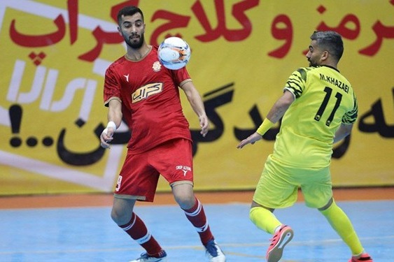 جشنواره گل مس مقابل سفیر برتری گیتی پسند در هفته پنجم لیگ برتر فوتسال