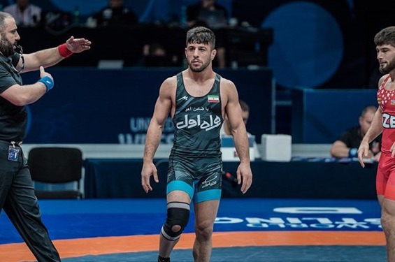 مسابقات جهانی کشتی آزاد شکست رضا اطری در فینال