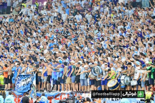 عکس نوشت آرژانتین - استرالیا پر تماشاگرترین میزبانی احمد بنعلی