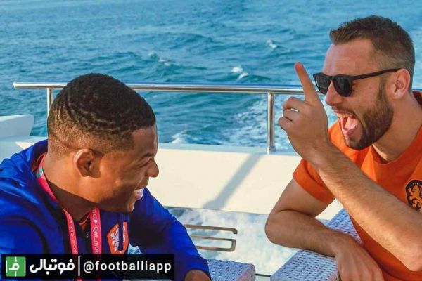  گزارش تصویری از حضور بازیکنان تیم ملی هلند در سواحل دوحه