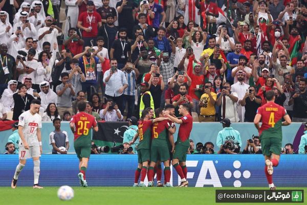  گزارش تصویری از دیدار پرتغال - سوئیس  بخش دوم