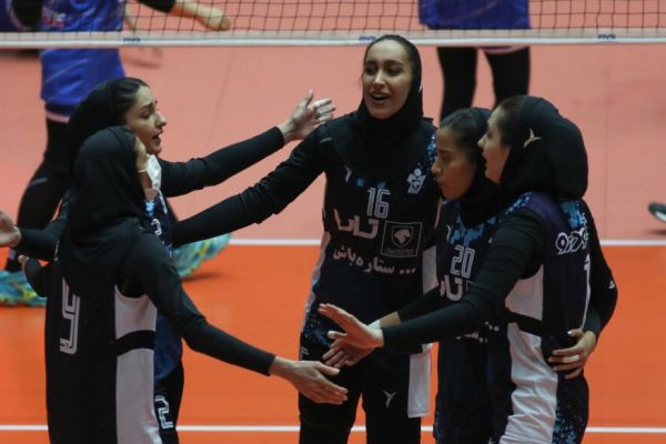  پیکان فاتح شهرآورد لیگ والیبال بانوان شد