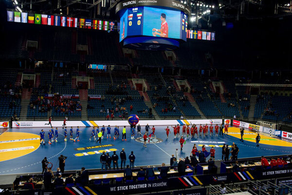 مسابقات قهرمانی هندبال جهان هم گروهی ایران با فرانسه، اسلوونی و لهستان در دور دوم