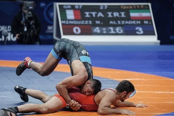 کشتی فرنگی تورنمنت زاگرب دست علیزاده از مدال طلا کوتاه ماند