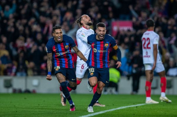  برد مقتدرانه بارسلونا مقابل سویا؛ گام بلند شاگردان ژاوی برای قهرمانی لالیگا