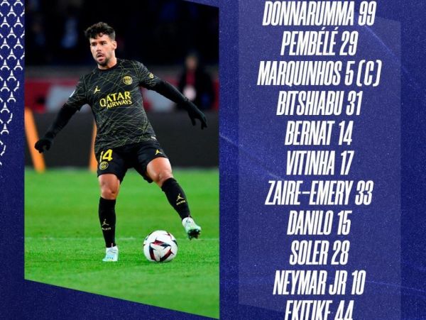  ترکیب پاریسن ژرمن و موناکو؛ بدون مسی و امباپه