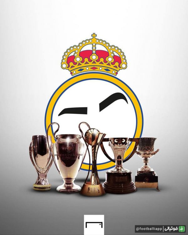  طرح جالب امیلیو سانسولینی به بهانه قهرمانی رئال مادرید در جام باشگاه‌های جهان با نقش ابروهای کارلو آنجلوتی