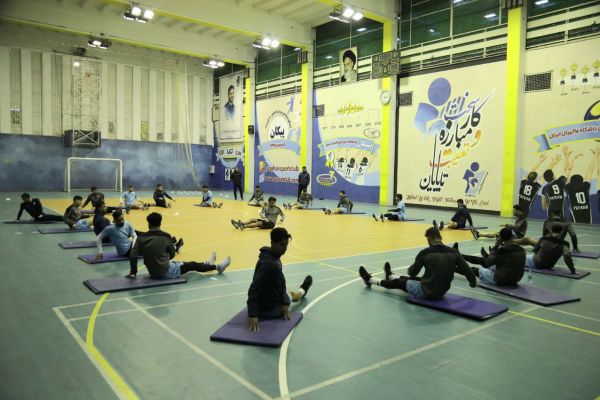  تمرین تیم پیکان در سالن بعد از لغو بازی با استقلال  تصاویر