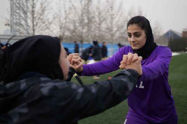 گزارش تصویری/ تمرین تیم ملی فوتبال دختران نوجوان 25 بهمن