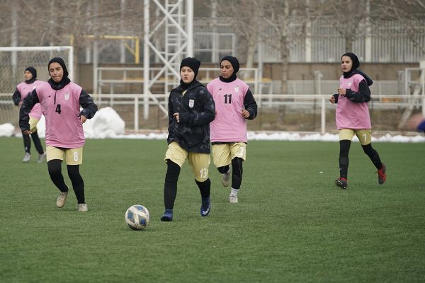 گزارش تصویری/ تمرین تیم ملی فوتبال دختران نوجوان 25 بهمن