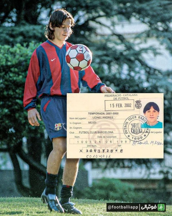  21 سال پیش در چنین روزی لیونل مسی رسما به بارسلونا پیوست