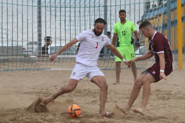 گزارش تصویری دیدار اول تیم ملی فوتبال ساحلی ایران و بلاروس