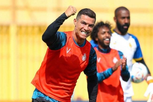  عکس؛ خوشحالی رونالدو پس از گلزنی در تمرینات النصر