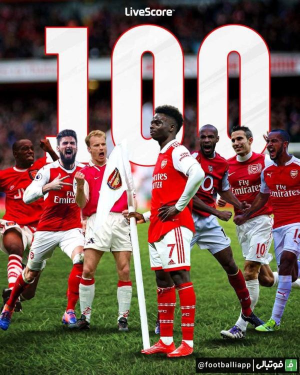  اینفوگرافی  آرسنال به اولین تیم تاریخ لیگ جزیره تبدیل که به رکورد 100 پیروزی مقابل اورتون می‌رسد