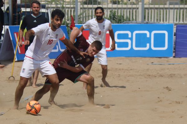 گزارش تصویری دیدار سوم تیم ملی فوتبال ساحلی ایران و بلاروس