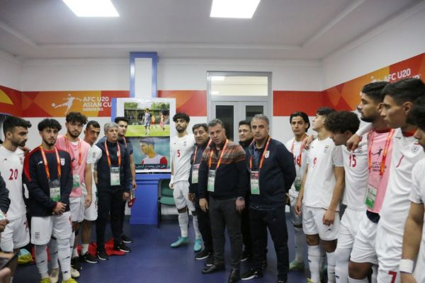  یاد و خاطره بازیکن فقید در رختکن تیم ملی جوانان