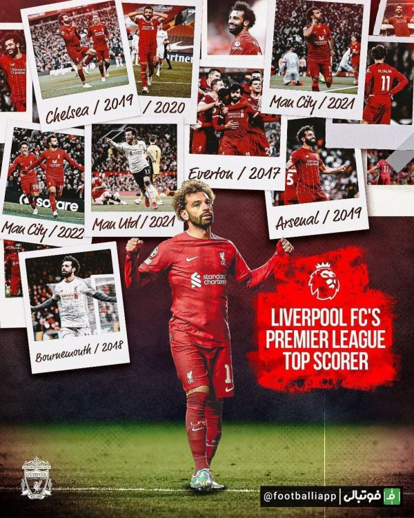  طرح  محمد صلاح به بهترین گلزن تاریخ لیورپول در لیگ جزیره تبدیل شد