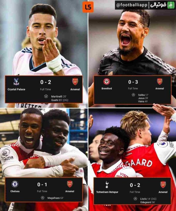  اینفوگرافی  نتایج این فصل آرسنال در دربی‌های لندن  خارج از خانه