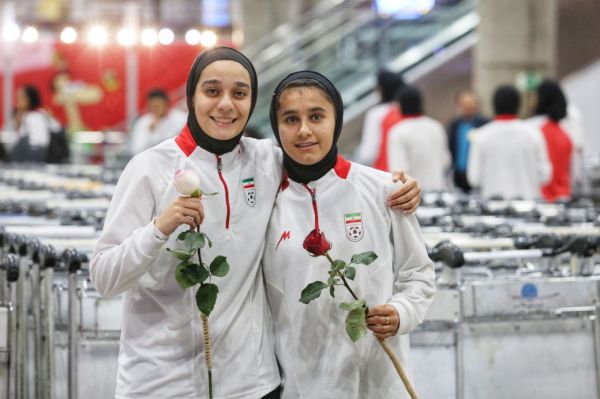 گزارش تصویری از بازگشت تیم ملی فوتبال جوانان به تهران