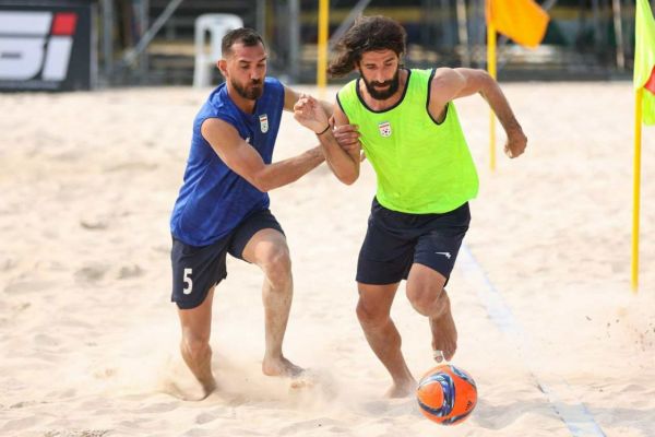  گزارش تصویری  تمرین تیم ملی فوتبال ساحلی 24 اسفند