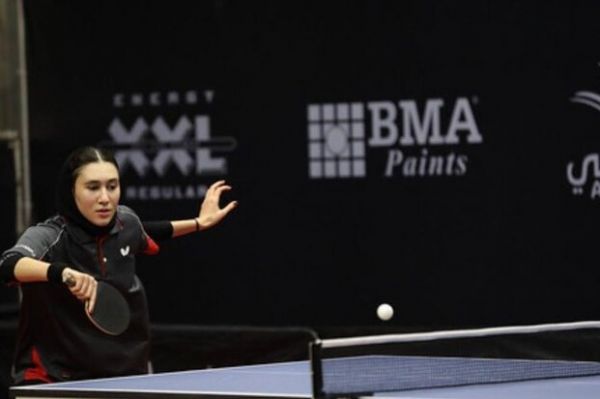 دختر پینگپنگ باز ایرانی به جمع هشت بازیکن برتر راه یافت